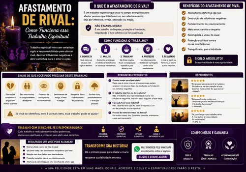 Afastamento de Rival: Como Funciona esse Trabalho Espiritual Afastamento de Rival: Como Funciona esse Trabalho Espiritual