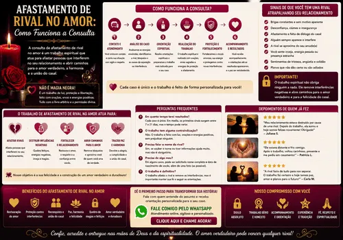 Afastamento de Rival no Amor: Como Funciona a Consulta Afastamento de Rival no Amor: Como Funciona a Consulta