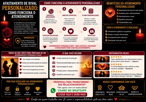 Afastamento de Rival Personalizado: Como Funciona o Atendimento Afastamento de Rival Personalizado: Como Funciona o Atendimento