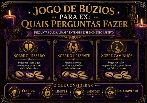 Jogo de Búzios para Ex: Quais Perguntas Fazer