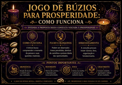 Jogo de Búzios para Prosperidade: Como Funciona