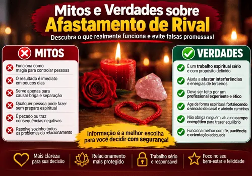 Mitos e Verdades sobre Afastamento de Rival Mitos e Verdades sobre Afastamento de Rival
